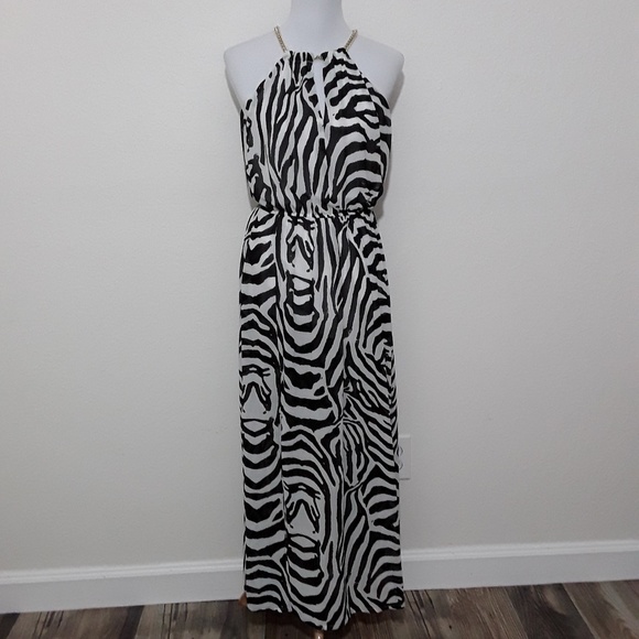 Suzy Shier Dresses & Skirts - SUZY SHIER ZEBRA PRINT DRESS
